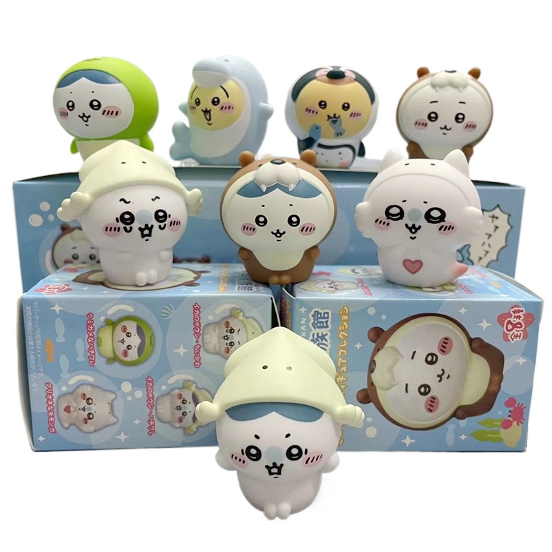 Aquarium Marine - 8 Pezzi/Scatola Kawaii Chiikawa Aquarium Blind