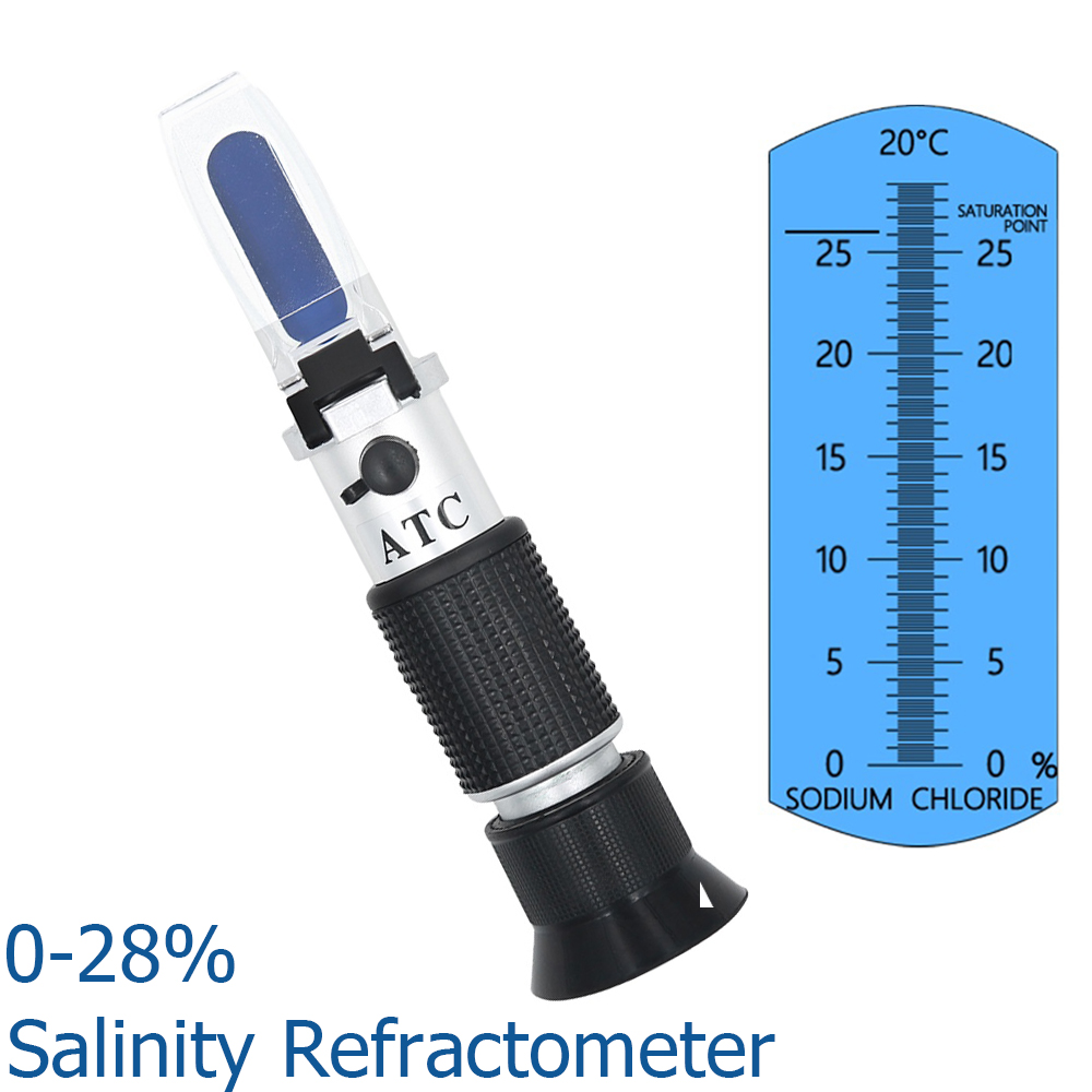 Marine Aquarium Refractometer - Rifrattometro ATC Misuratore di salinità dell'acqua