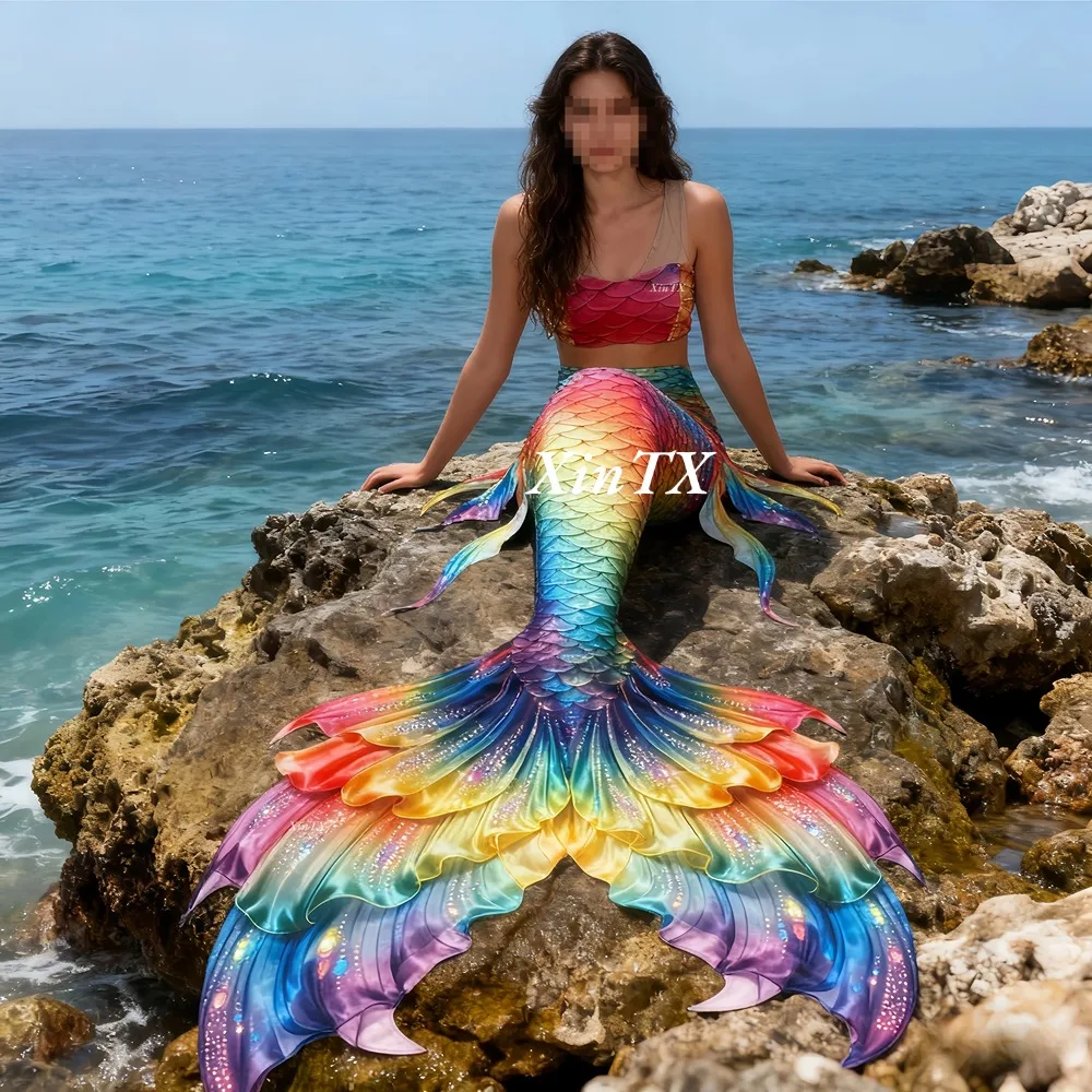 Aquarium Marine - Costume da bagno femminile con coda