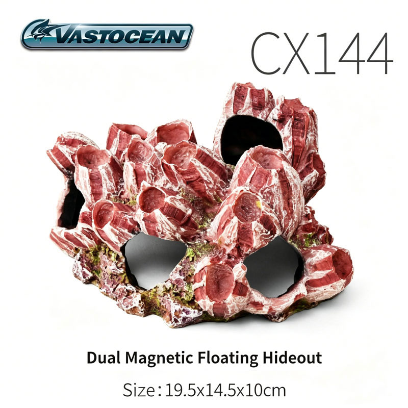 Aquarium Marine Rock - Decorazione Magnetica Galleggiante a Forma di