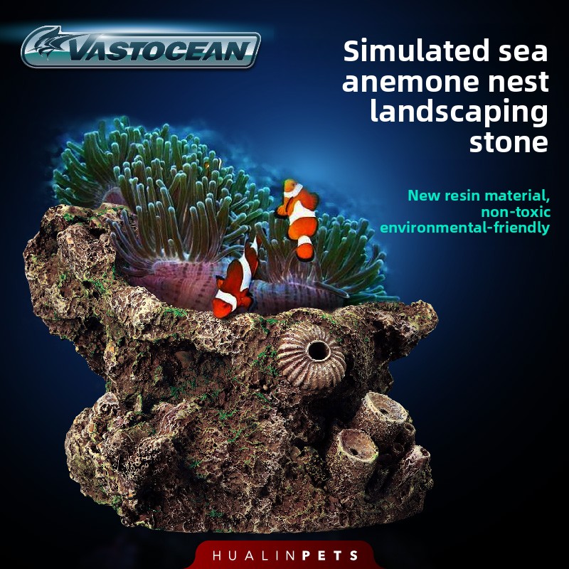 Aquarium Marine Rock - Vastocean Grotta di anemoni artificiali e