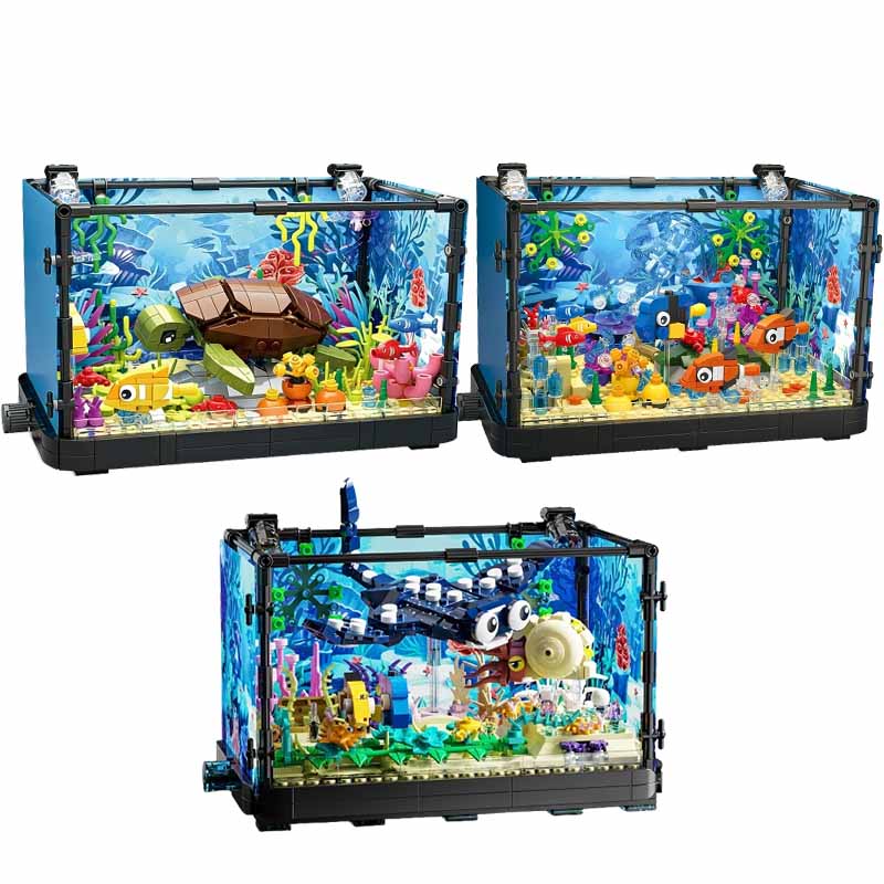 Aquarium Marine - Set di blocchi da costruzione per