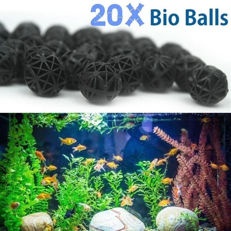 Aquarium Marine - 20 Pz 16mm Acquario Filtro Bio