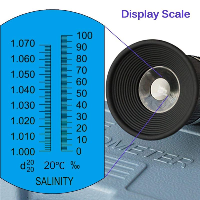 Rifrattometro di salinità 2X p - Marine Aquarium Refractometer recensione e prezzo