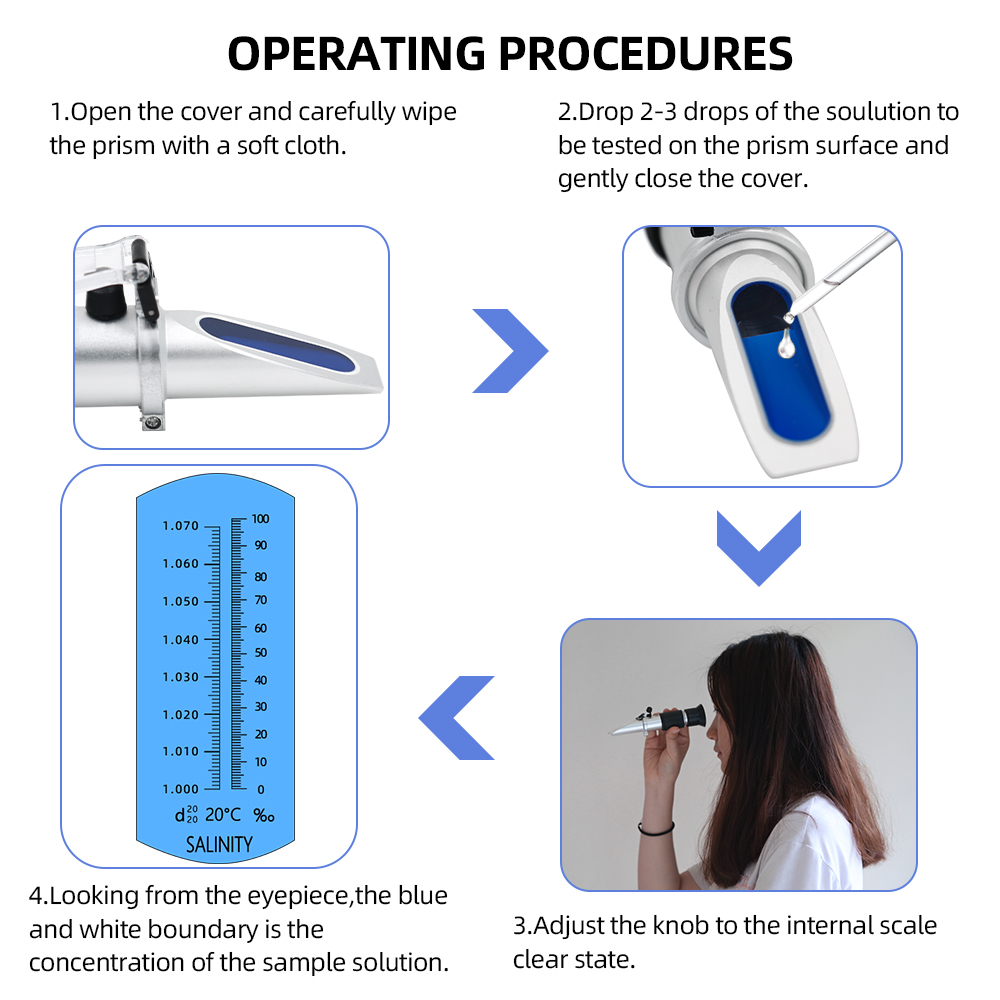 Rifrattometro di salinità 0-10 - Marine Aquarium Refractometer recensione e prezzo